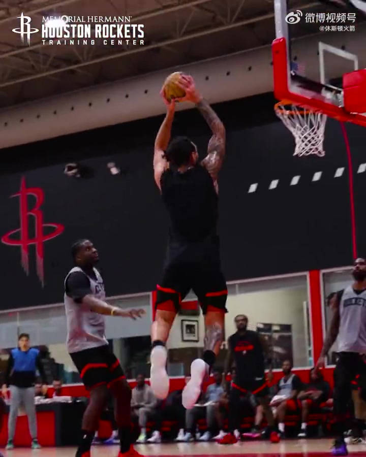 新赛季真要起飞火箭最新训练KD无解单打阿门精准投射